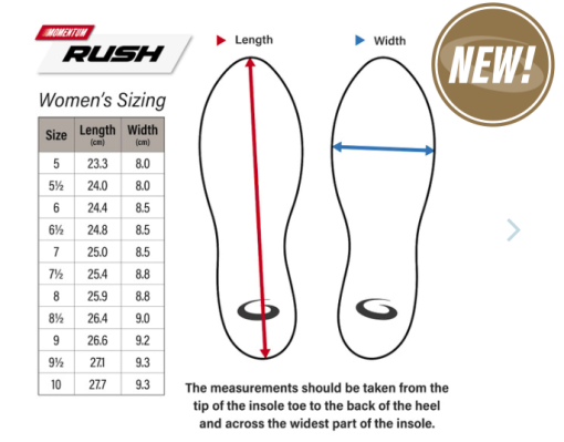 Women's Momentum Rush Curling Shoes